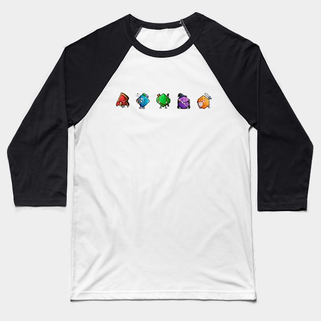 RPG Dices emotes (style 1) Baseball T-Shirt by Chiisa